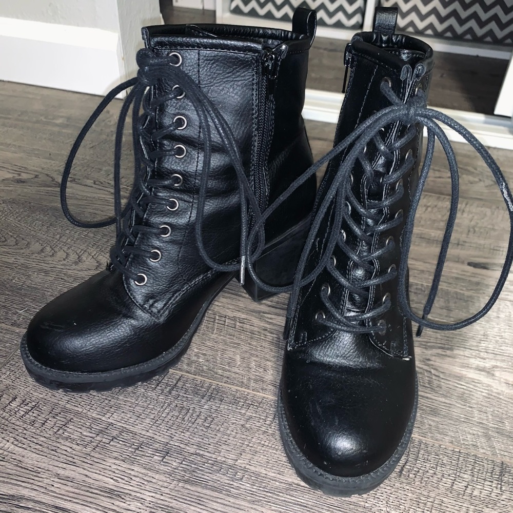 Black Combat Boots